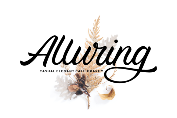 Alluring Calligraphy: A Script Font for Editorial Design
