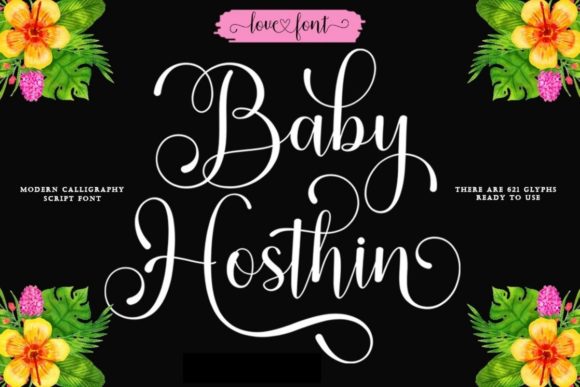 Baby Hosthin: A Handwritten Font for Editorial Design