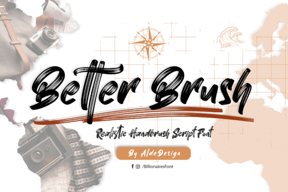Better Brush Font for Bold Branding