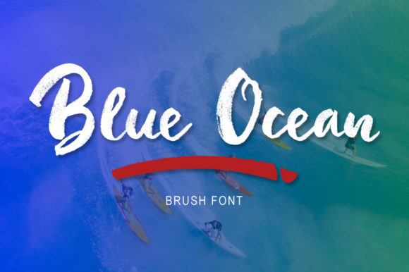 Blue Ocean: A Handwritten Font for Digital Design