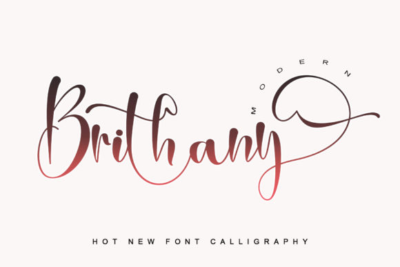 Brithany Font: Elevating Brand Identity with Elegant Script