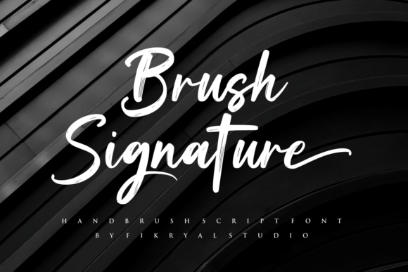 Brush Signature Font for Polished Branding