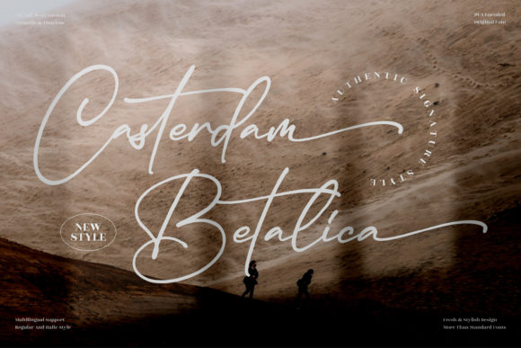 Casterdam Baletica: The Script Font for Marketers