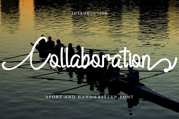 Collaboration: A Handwritten Font for Elegant Branding