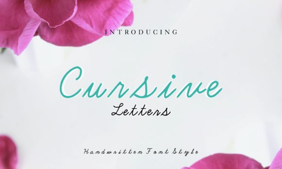 Cursive Letters: A Handwritten Font for Web Design