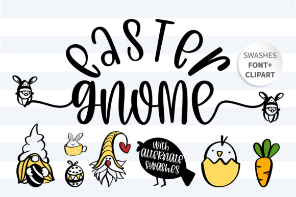 Easter Gnome Font for Small Business Branding