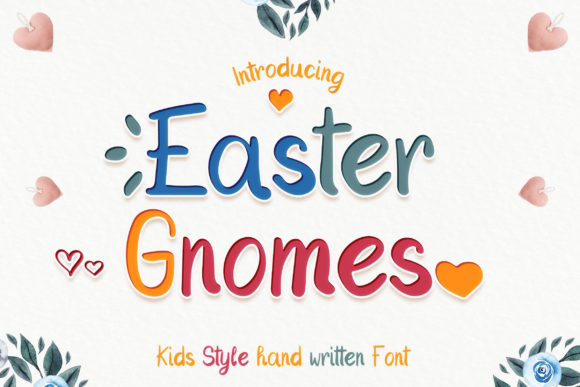 Easter Gnomes: A Playful Handwritten Font for Campaigns