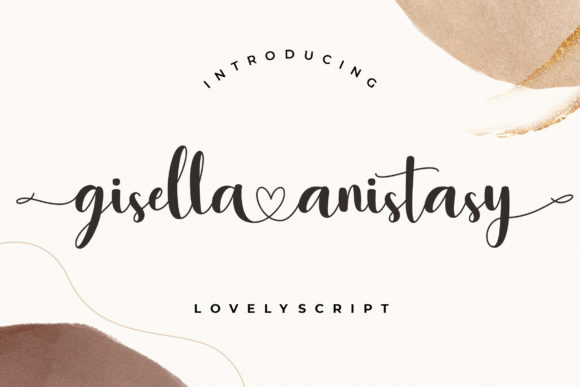 Gisella Anistasy Typeface for Elegant Branding