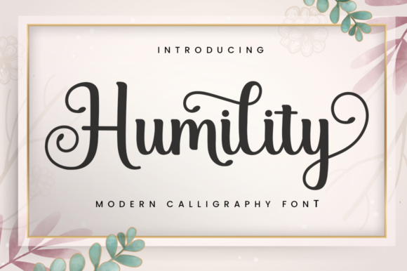 Humility: A Handwritten Font for Elegant Branding