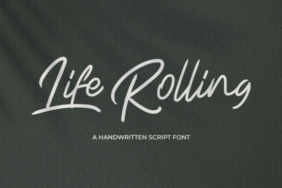 Life Rolling Typeface for Editorial Design
