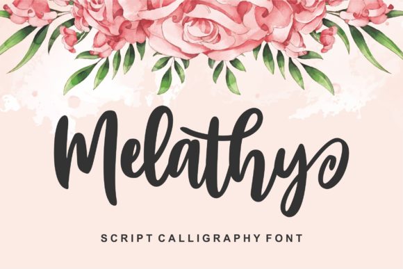 Melathy: A Script Font for Editorial Grace