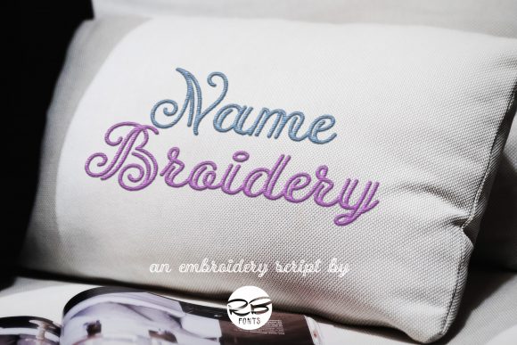 Name Broidery Font Review for Designers