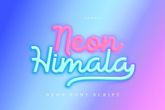 Neon Himala: A Sweet Handwritten Font for Web Design