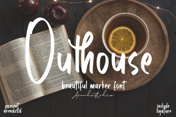 Outhouse: A Handwritten Font for Editorial Design