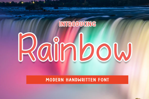 Rainbow: A Handwritten Font for Editorial Clarity