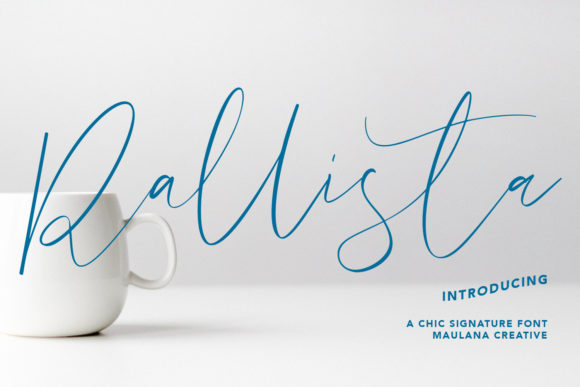 Rallista: A Delicate Script Font for Modern Branding