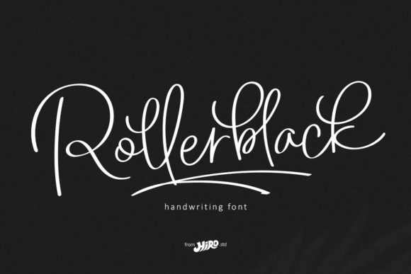 Rollerblack: A Handwritten Font for Digital Impact