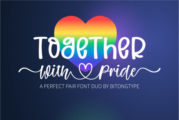 Together with Pride: A Handwritten Font for Branding