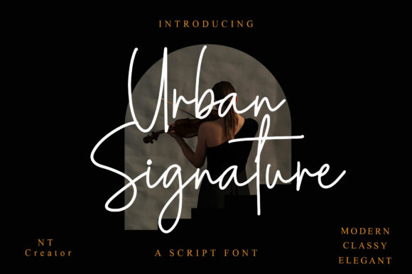 Urban Signature: A Versatile Script Font for Designers