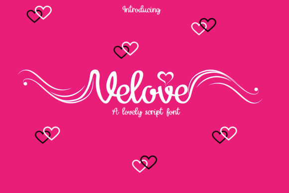 Velove: A Romantic Script Font for Editorial Design