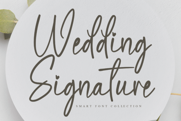 Wedding Signature: A Timeless Script Font for Makers