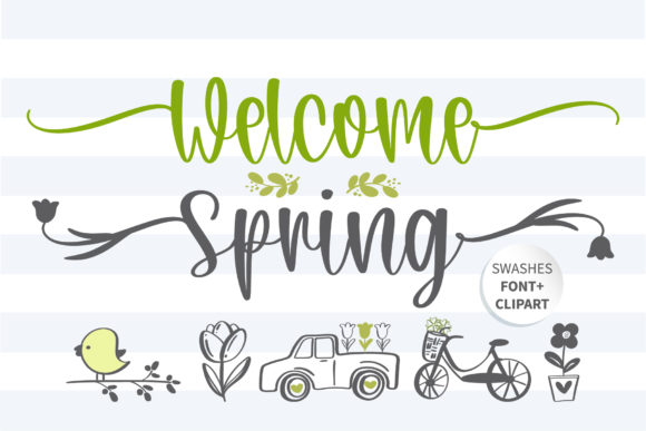 Welcome Spring: A Refined Script Font for Web Design