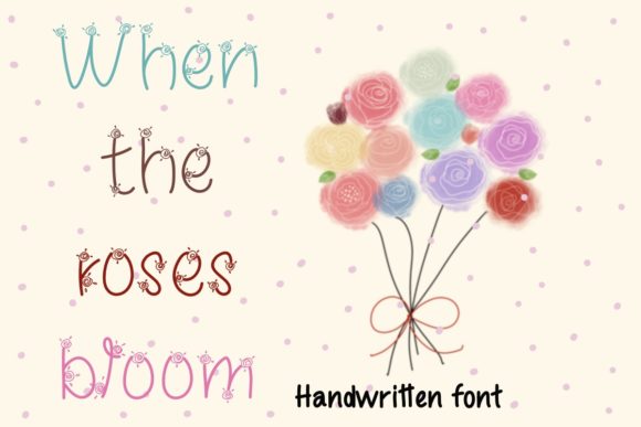 When the Roses Bloom: A Delicate Font for Web Design