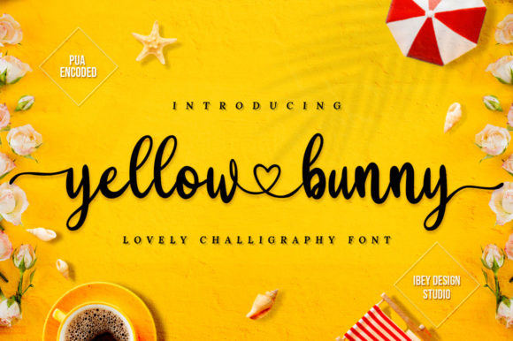 Yellow Bunny Typeface for Clear Campaigns